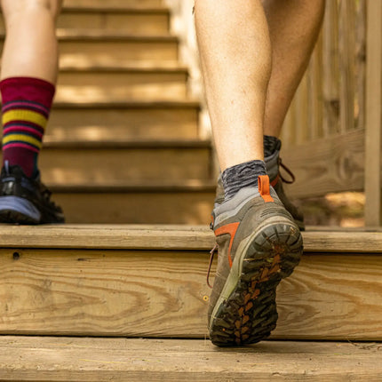 Men's Light Hiker Quarter Lightweight Hiking Sock - Space Gray