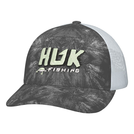 Huk Aqua Dye Trucker Hat - Volcano Ash
