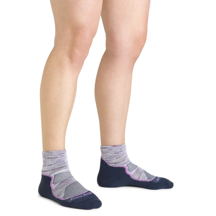 Women's Light Hiker 1/4 Lightweight	Sock - Cosmic Purple