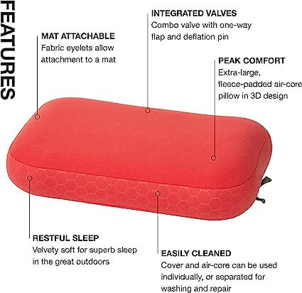 Mega Pillow - Ruby Red