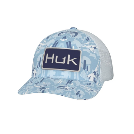 Huk KC Apex Vert Trucker Hat - Apex Vert Ice Water
