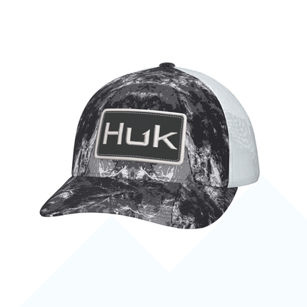 Huk Mossy Oak Trucker Hat - Mossy Oak Stormwater Midnight
