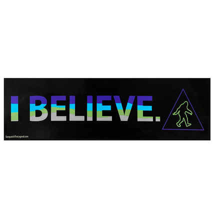 'I Believe' Sasquatch Bumper Sticker