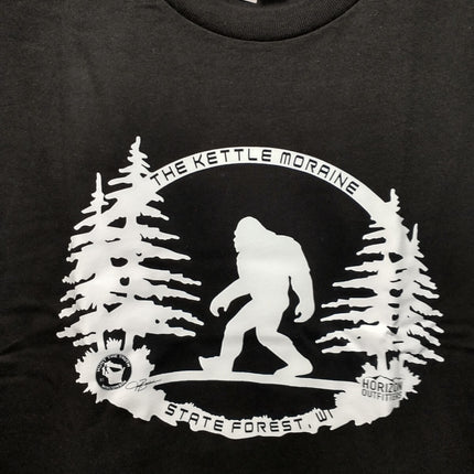 Kettle Moraine Sasquatch T-shirt - Black