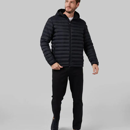 Men's Lightweight Packable Jacket - Black