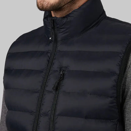 Men's Lightweight Packable Vest - Black