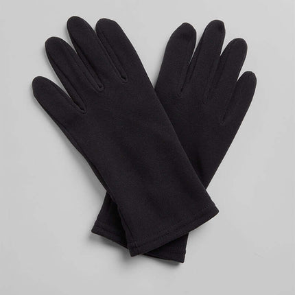Unisex Heat Fleece Gloves - Black