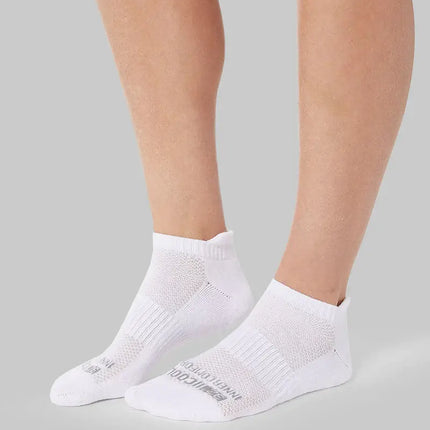 Women's Cool Comfort Ankle Running Sock, 6-Pack - White