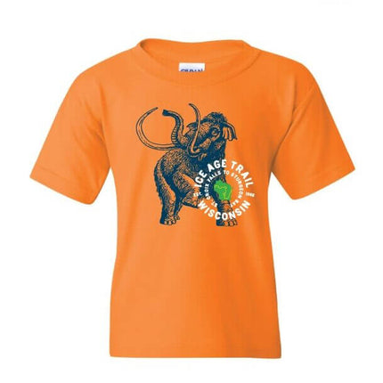 Youth Ice Age Trail Alliance Shirt - Bright Orange