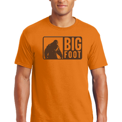 Bigfoot T-Shirt - Tennessee Orange w/ Brown