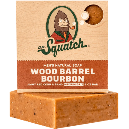 Dr. Squatch Bar Soap - Wood Barrel Bourbon