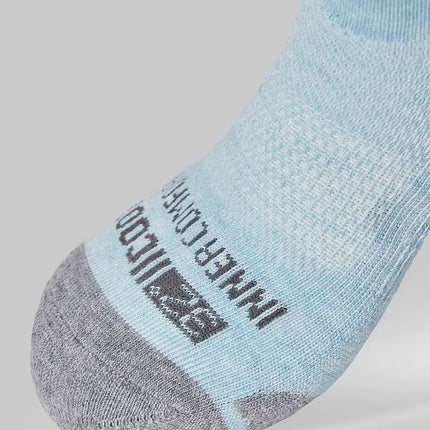 Women's Cool Comfort Ankle Running Sock, 6-Pack - Cloud/Lavender/Grey