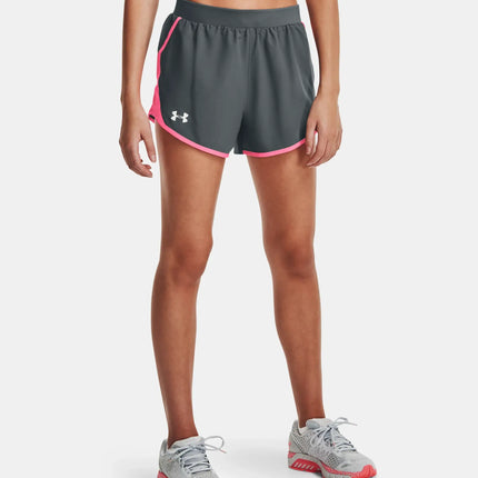 Women's Fly-By 2.0 Shorts - Pitch Gray/Cerise