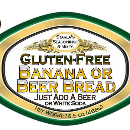 Gluten Free Beer Bread Mix and Gluten Free Banana Bread Mix