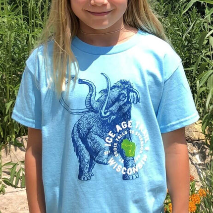Youth Ice Age Trail Alliance Shirt - Sky Blue