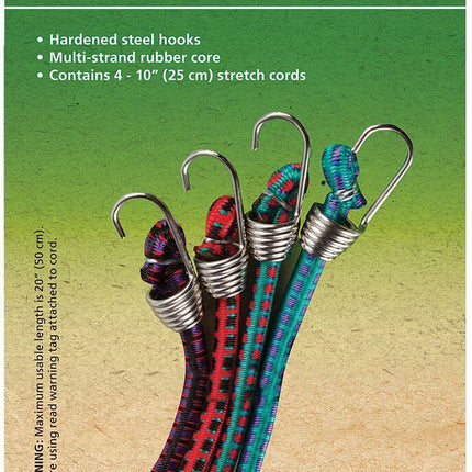 Mini Stretch Cords, 4-pack