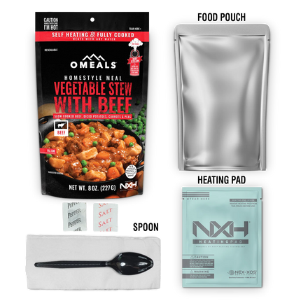 OMEALS® VEGETABLE STEW WITH BEEF