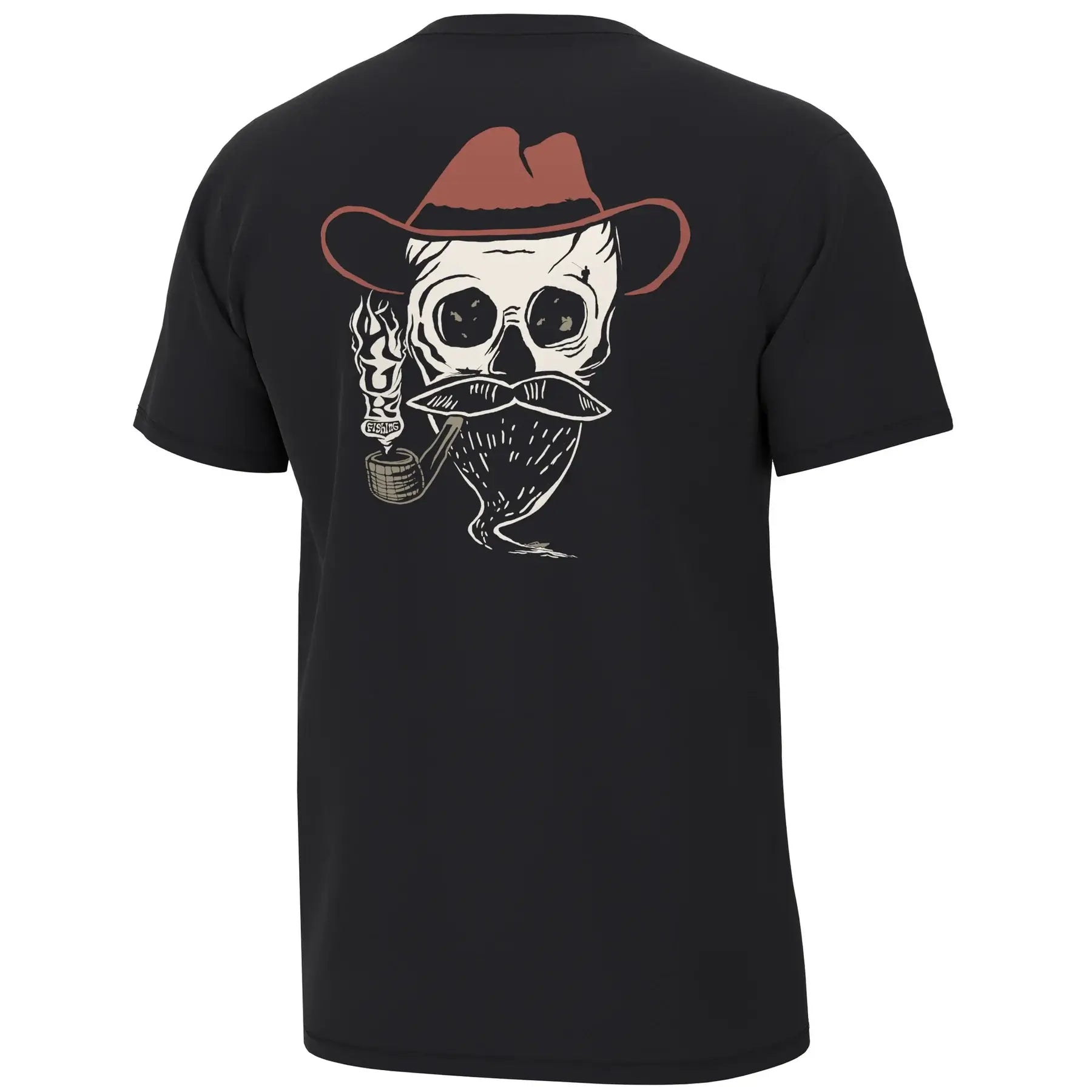 Huk Men's Rodeo Skull T-Shirt, Small, Black