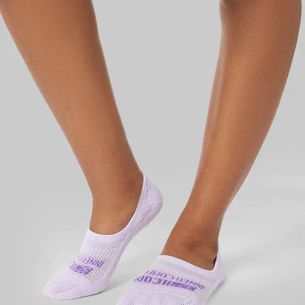 Women's No-Show Sock, 6-Pack - Pink/Purple/Grey