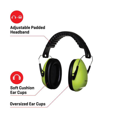 Youth Sound Shield Foldable Safety Earmuffs