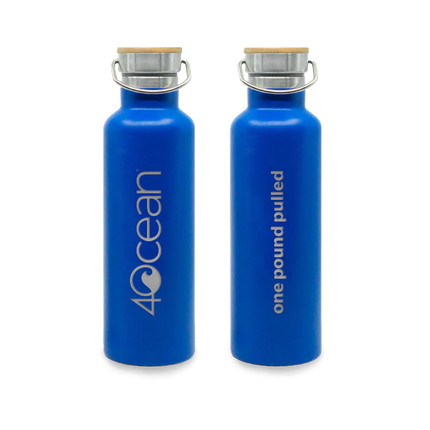 4Ocean Stainless Steel Bottle - Blue