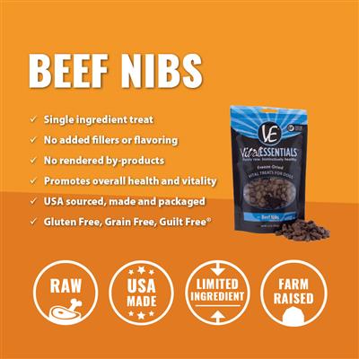 Freeze-Dried Dog Treats-Beef Nibs