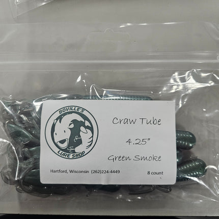 Craw Tube 4.25" - Green Smoke