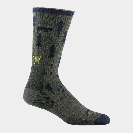 Men's ABC Boot Midweight Hiking Sock - Forest