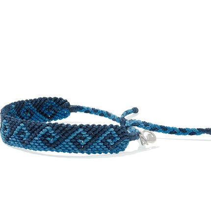 4Ocean Bali Wave Braid Bracelet - Dark Blue Multi