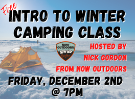Intro to Winter Camping Event