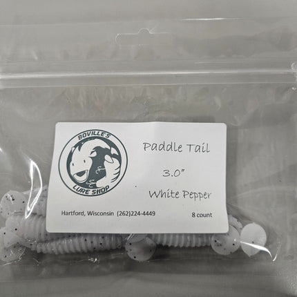 Paddle Tail 3.0" - White Pepper