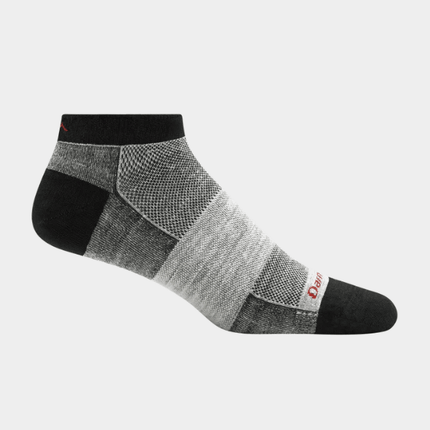 Men's 1437 No Show Lightweight Athletic Sock - Charcoal
