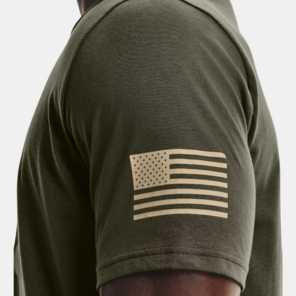Men's Freedom Logo T-Shirt - Marine OD Green