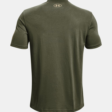 Men's Freedom Logo T-Shirt - Marine OD Green