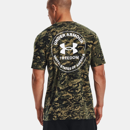 Men's Freedom Camo T-Shirt - Marine OD Green