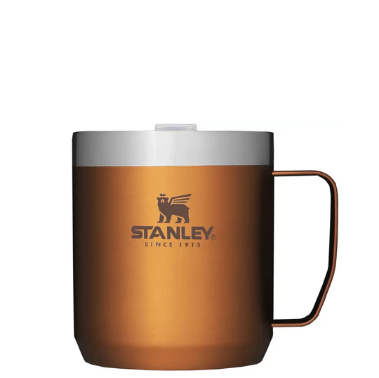 STANLEY LEGENDARY CAMP MUG 12 OZ STAINLESS STEEL COFFEE MUG-WHITE