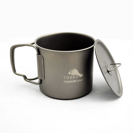 Titanium 375ml Cup with Lid