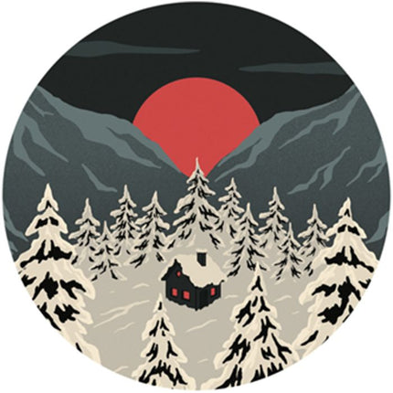 Winter Cottage Sticker